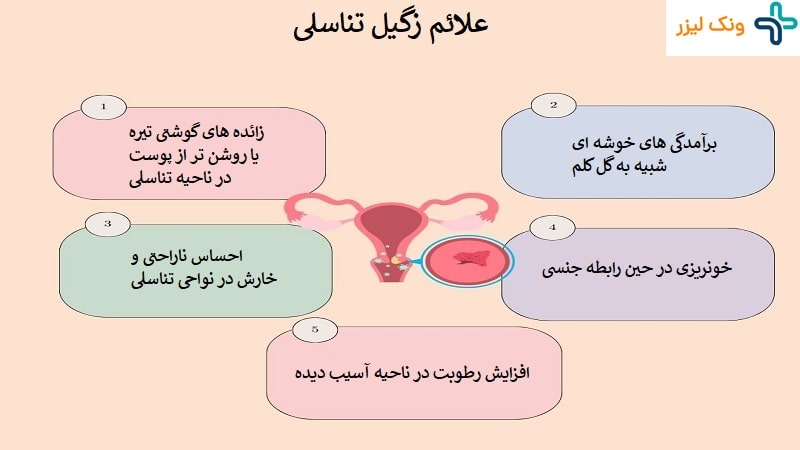 علائم زگیل تناسلی